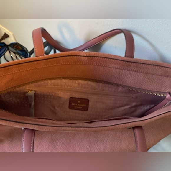 Kate Spade Suede Tote!! Gorgeous bag!!! - Picture 6 of 8